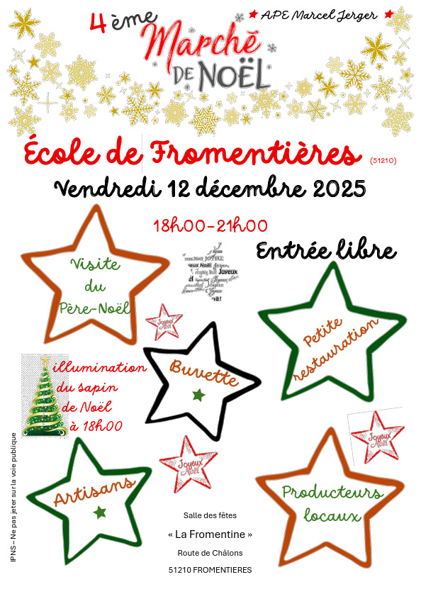 Marché de Noël de Fromentières