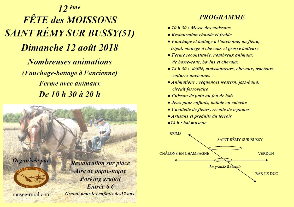 Avis Sur Les Moissons Du Printemps 12ème Fête des Moissons - Châlons en Champagne