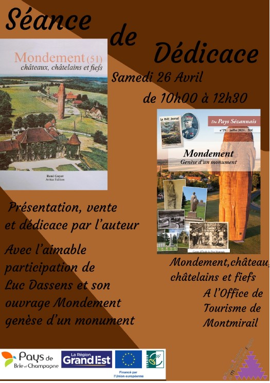 26 avr Séance de Dédicace