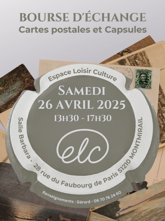 Bourse d'échange Capsules et Cartes postales à Montmirail