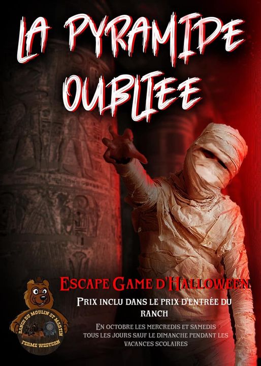 Escape game d'Halloween - La pyramide oubliée