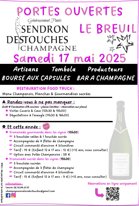 Portes Ouvertes Le Breuil - Champagne Sendron Destouches