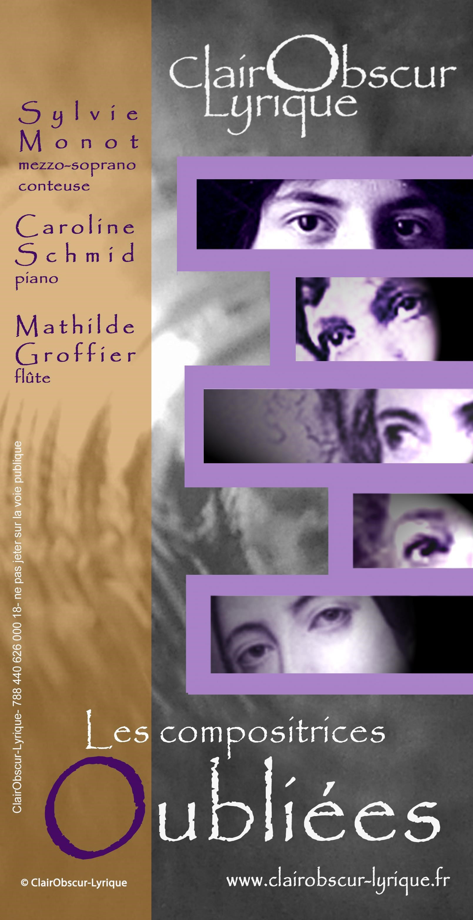 Concert :  Les compositrices oubliées, par la Compagnie Clair-Obscur lyrique