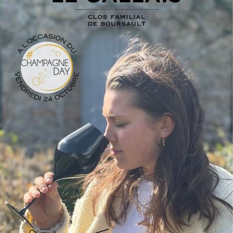 Affiche Champagne Day - Chp Le Gallais Boursault
