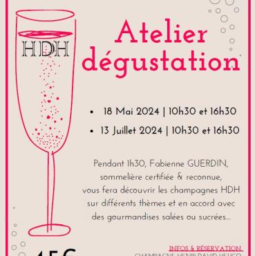 Atelier dégustation - Fabienne Guerdin x Champagne Henri David-Heucq