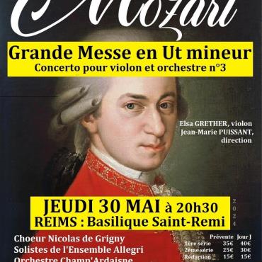 Choeur Nicolas de Grigny - Grande Messe en Ut mineur Le 30 mai 2024