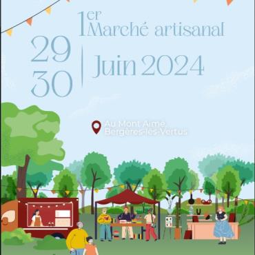 1 Marché artisanal du Mont Aimé Du 29 au 30 juin 2024