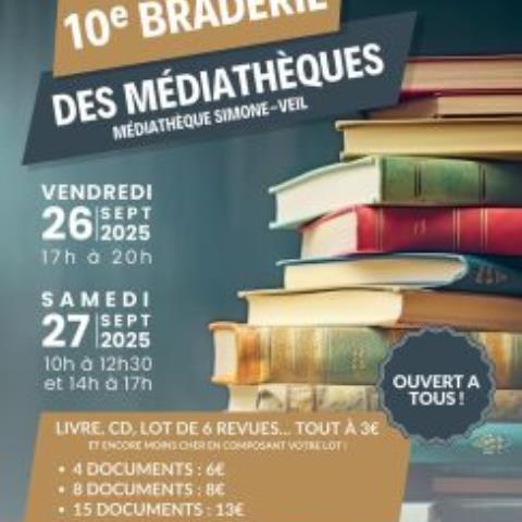 2025 Braderie des médiathèques Epernay