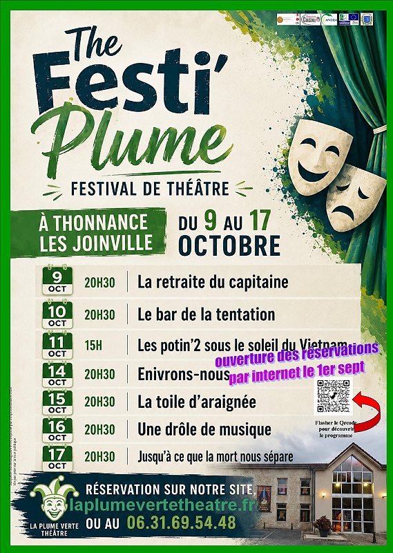 33e Festival Festi'Plume — visuel événement