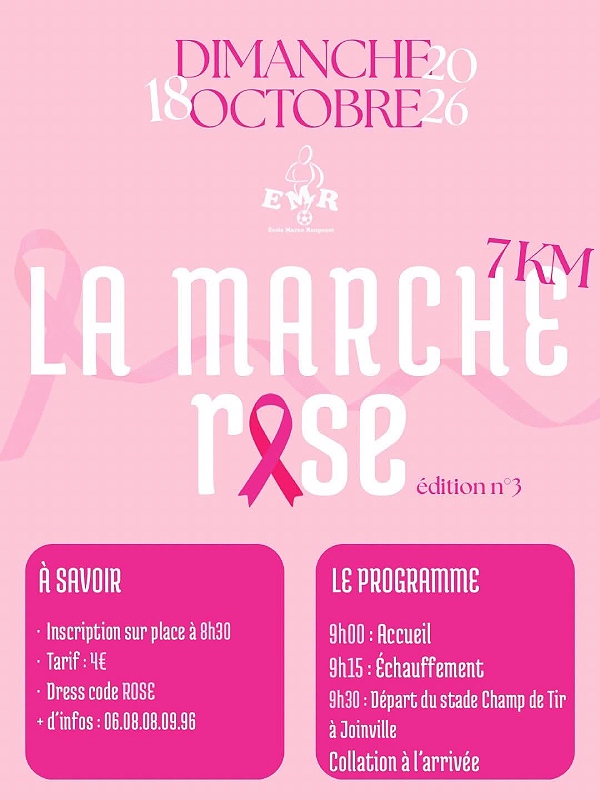 Marche rose