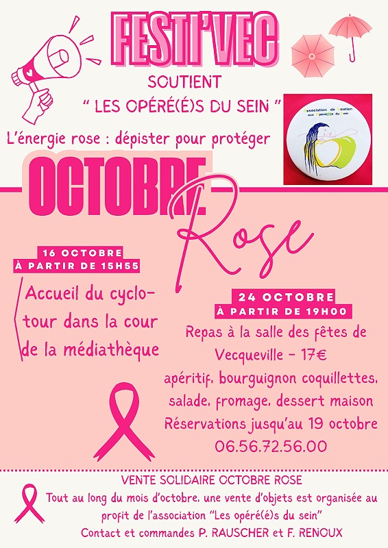Repas pour Octobre Rose