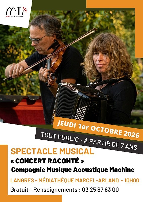Spectacle musical "Concert raconté"