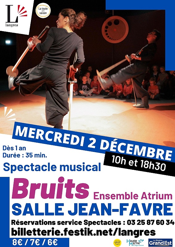 Spectacle Muiscal Très Jeune Public - Bruits