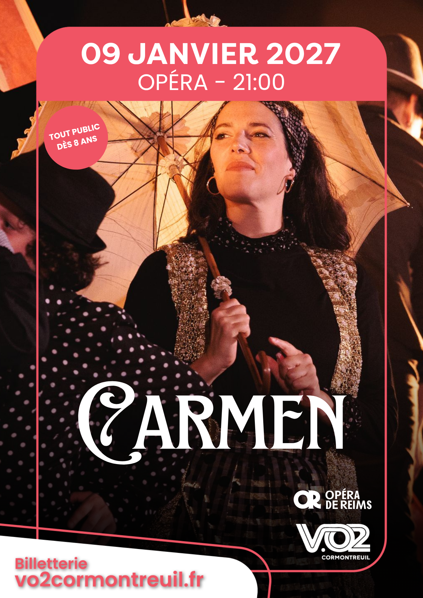 Affiche V.O2 - Carmen - DR