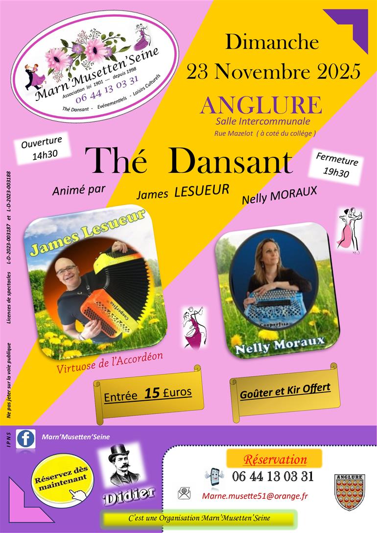 Thé Dansant Anglure - 2025