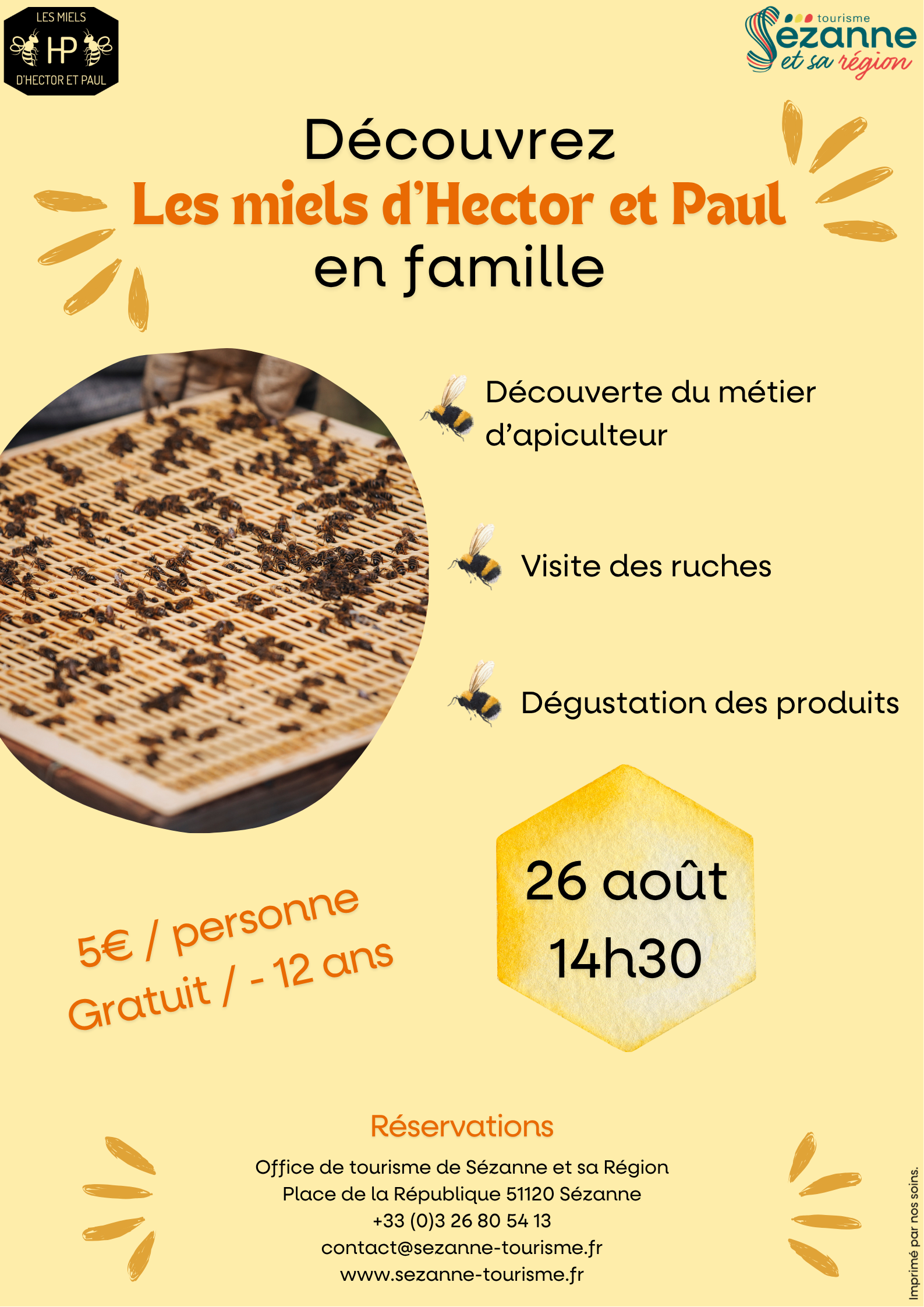 Producteurs en Famille – Miels d&rsquo;Hector et Paul à Fère-Champenoise