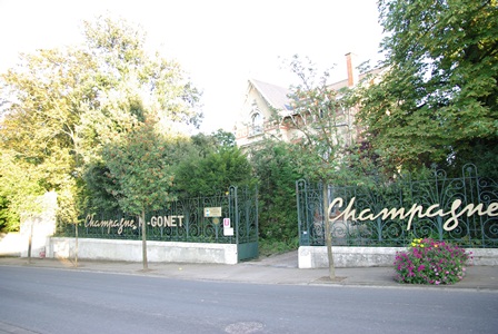 Front gate Champagne Michel Gonet