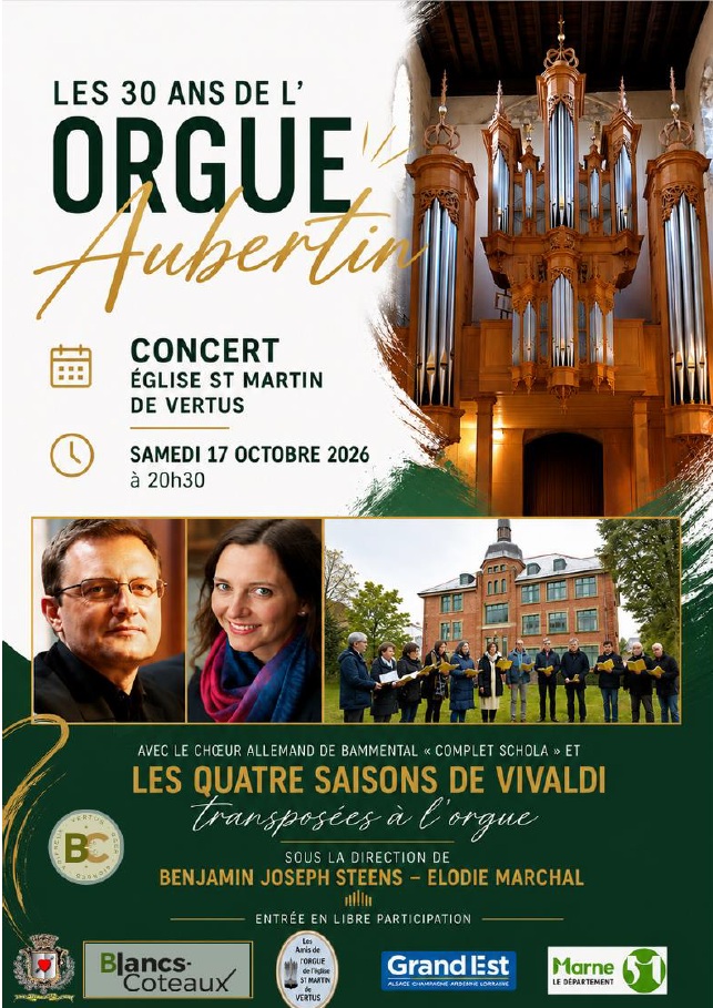 30 ans de l'orgue - Vertus - Droits réservés