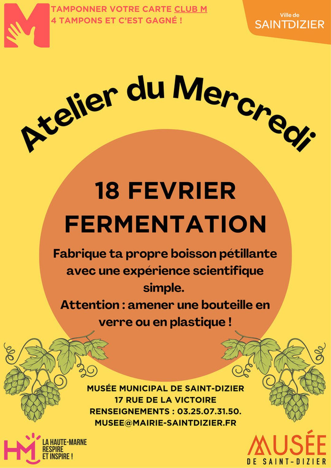 Atelier du Mercredi : fermentation