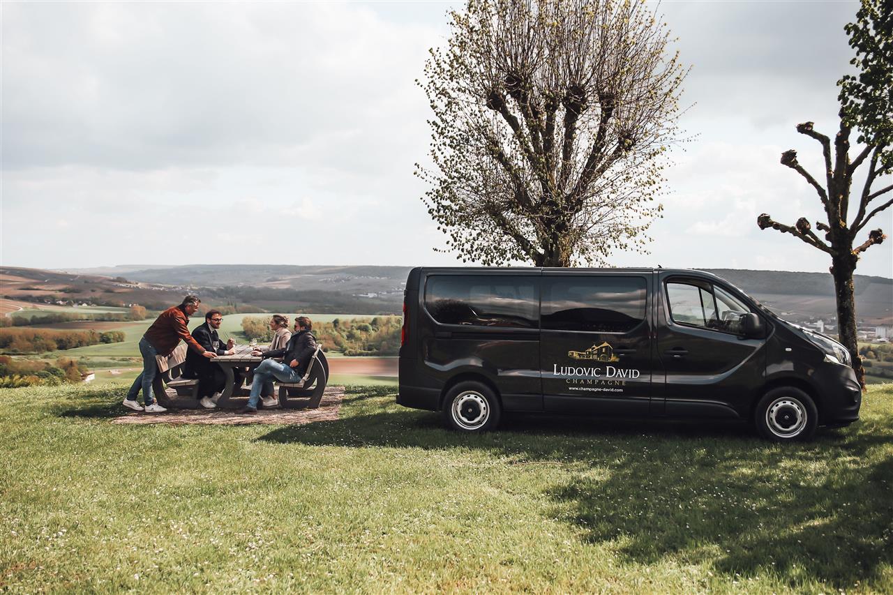 Visite du vignoble en van