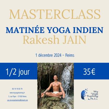 Matinée Yoga indien by Rakesh JAIN Le 1 déc 2024