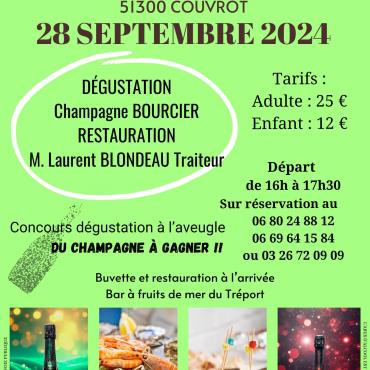 Marche Gourmande du Champagne Bourcier Le 28 sept 2024