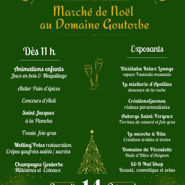 Marché de Noël au Domaine Goutorbe Le 14 déc 2024