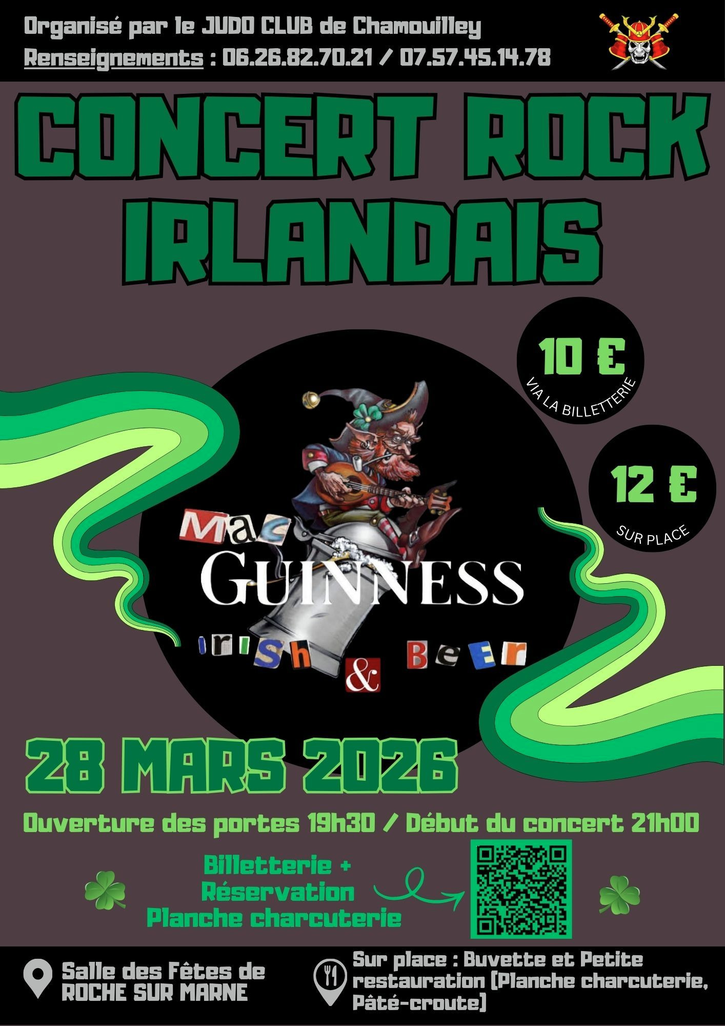 Concert rock irlandais
