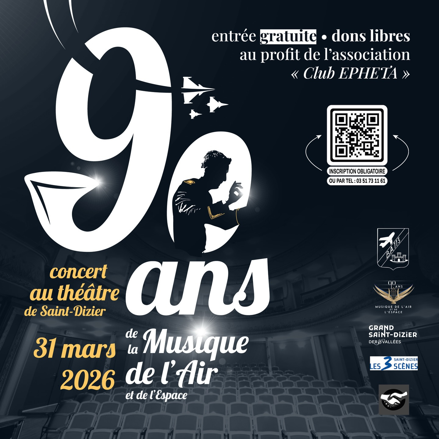 Concert 90 ans de la Musique de l'Air