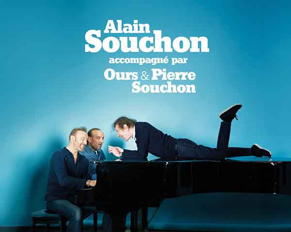 Alain Souchon accompagné par Ours et Pierre Souchon