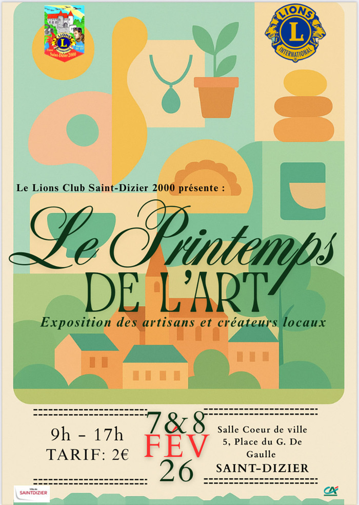 Le Printemps de l’Art – Exposition d’artisans et créateurs locaux