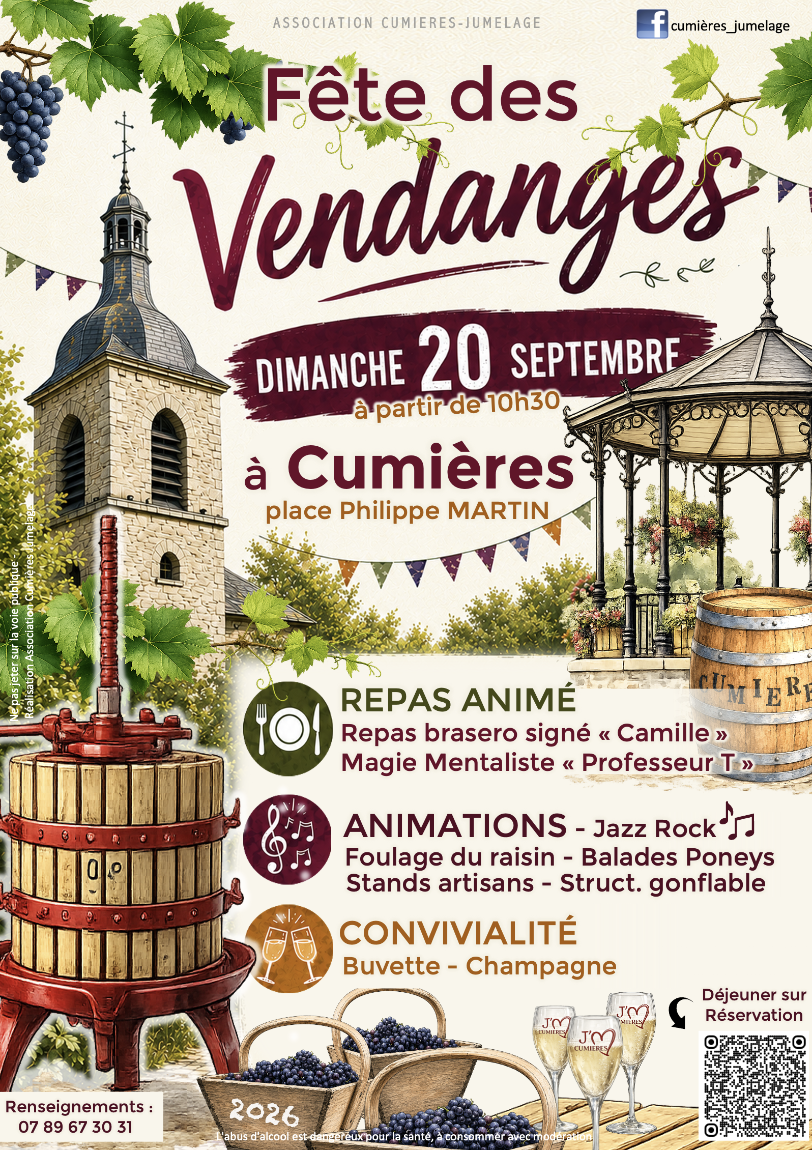 Fête des vendanges Cumières - Droits réservés