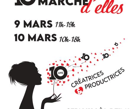 Affiche 10ème Marché d'Elles