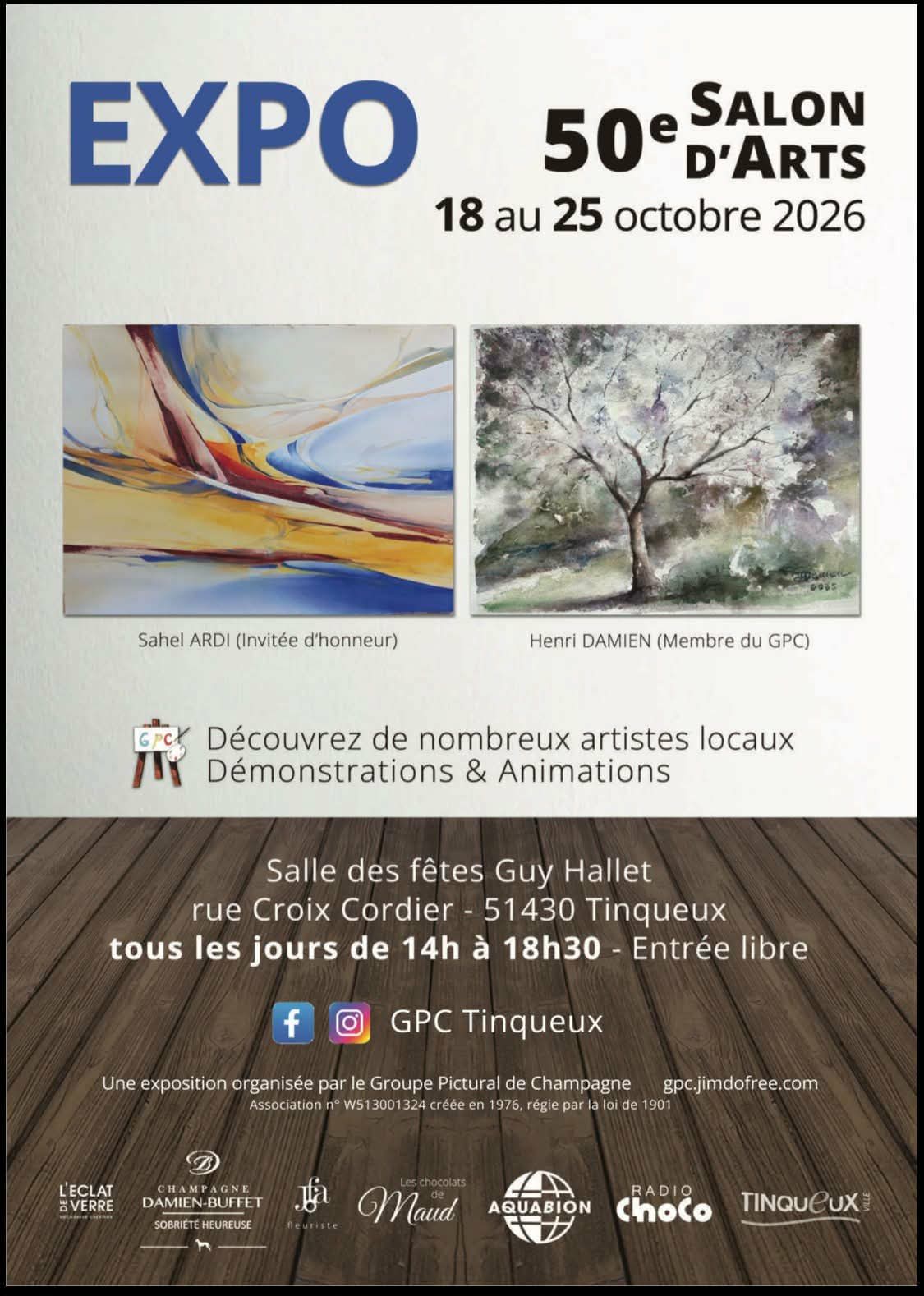 50e SALON D'ARTS - Tinqueux - DR
