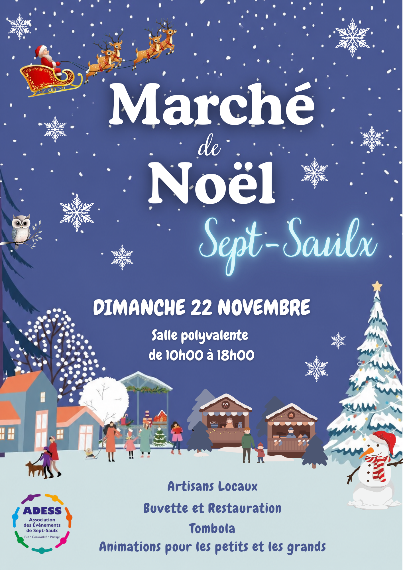Marché de Noël - Sept-Saulx - NC