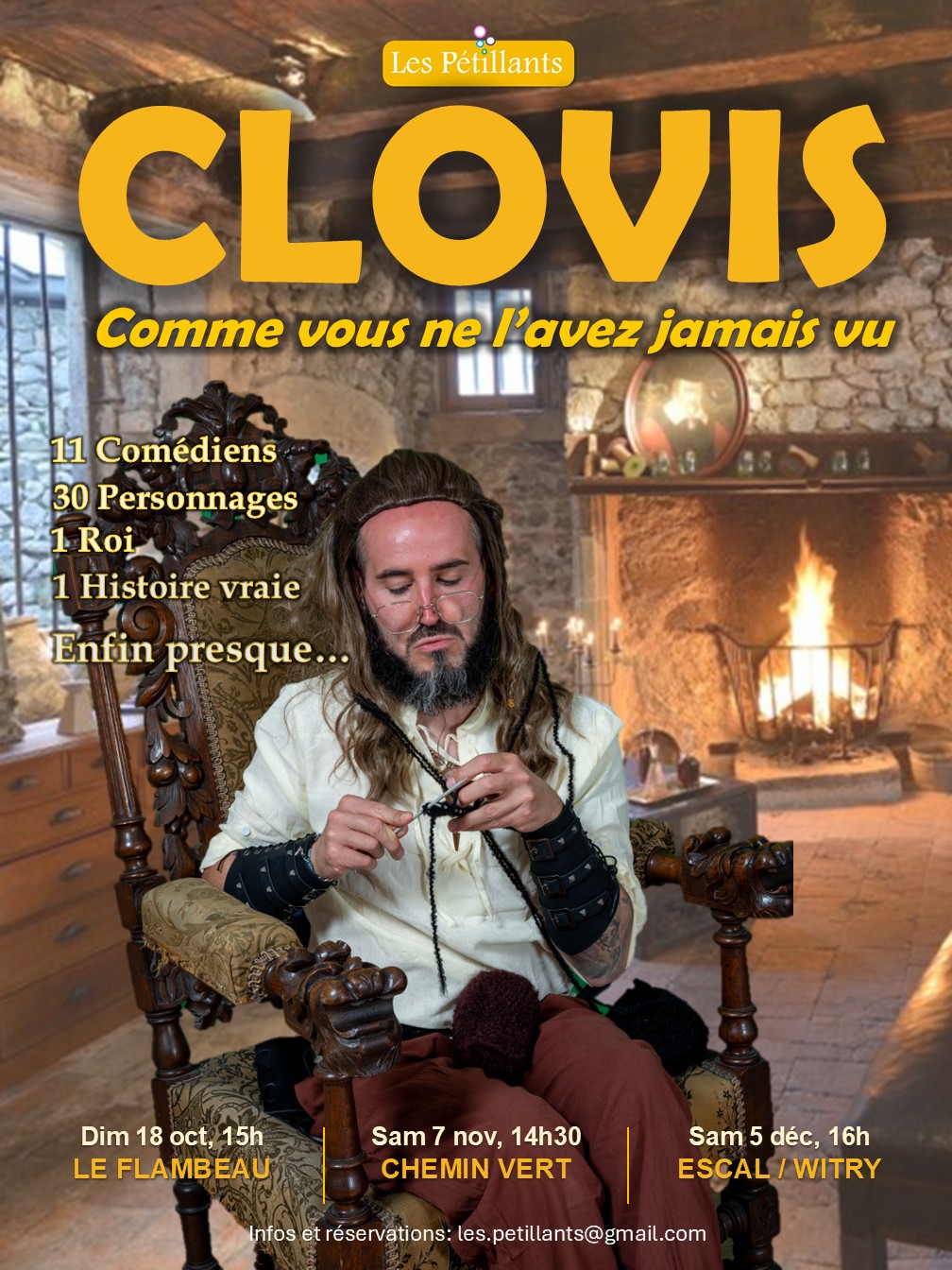 Clovis, comme vous ne l'avez jamais vu - Les Pétillants, Orlane Franke