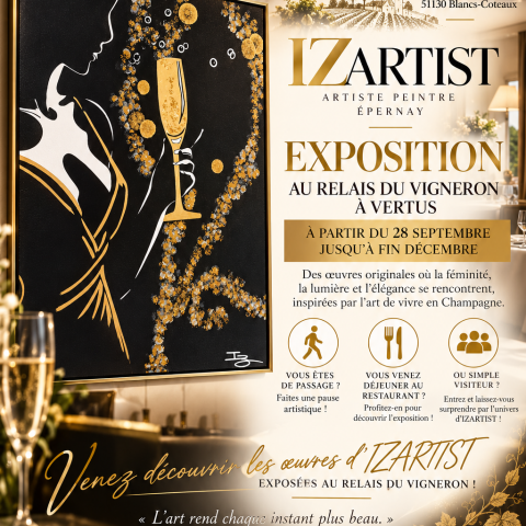 Izartist au Relais du Vigneron Vertus