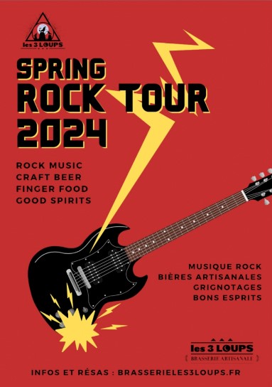 Spring rock tour 2024 - Brasserie des 3 loups