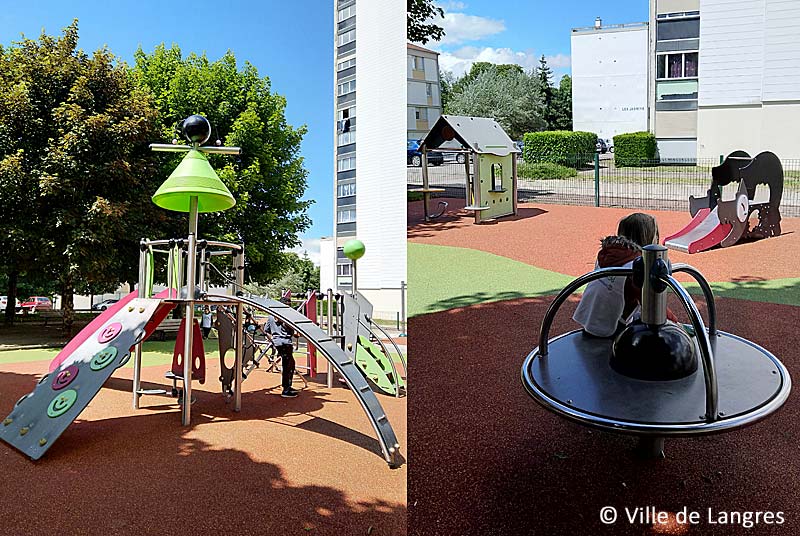 Aire de jeux du quartier neuf à Langres