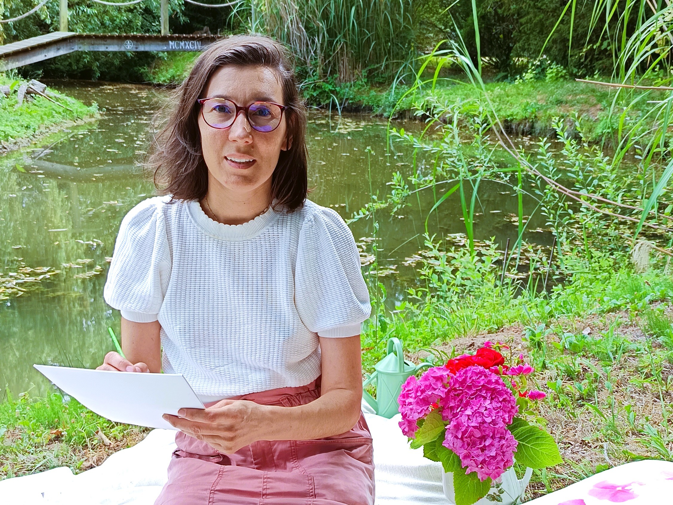 animatrice atelier aquarelle immersif -Violaine - violaine godin