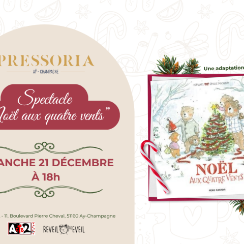 Spectacle de Noël pour enfant chez Pressoria Spectacle de Noël pour enfant chez Pressoria