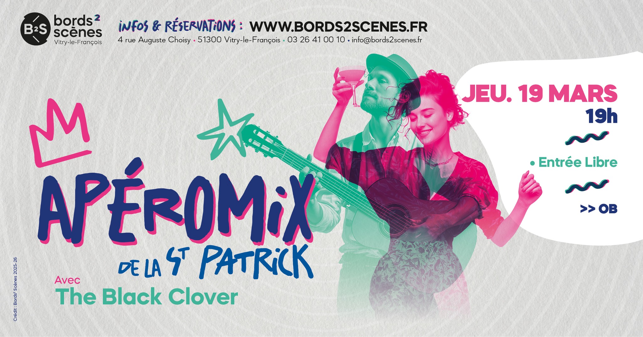 Apéromix de la St Patrick avec The Black Clover