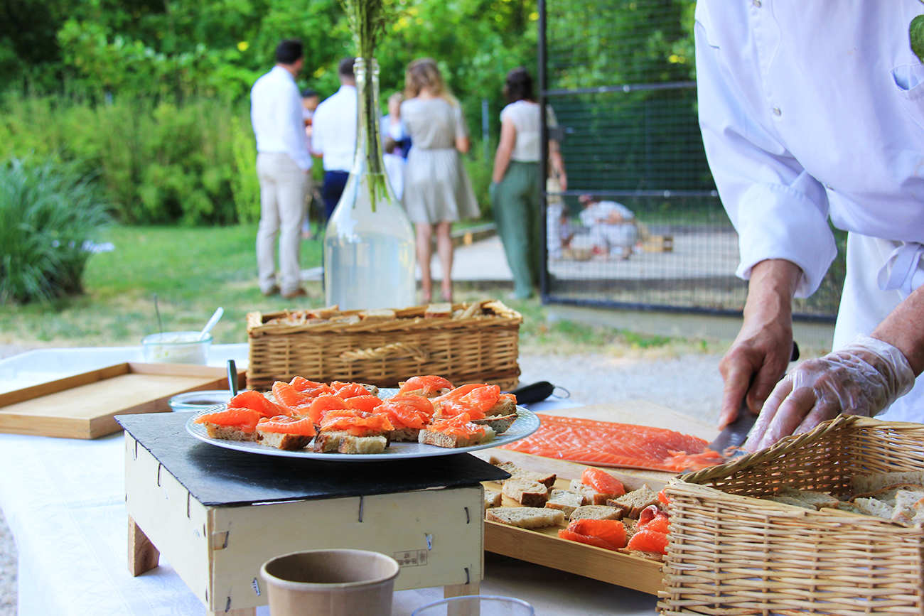 Atelier - Découpe de Saumon - Mariage La Closeraie - 10 06 2023 4