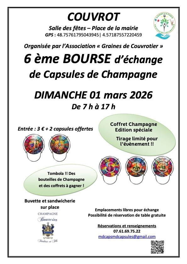 Bourse d'échange de capsules de champagne
