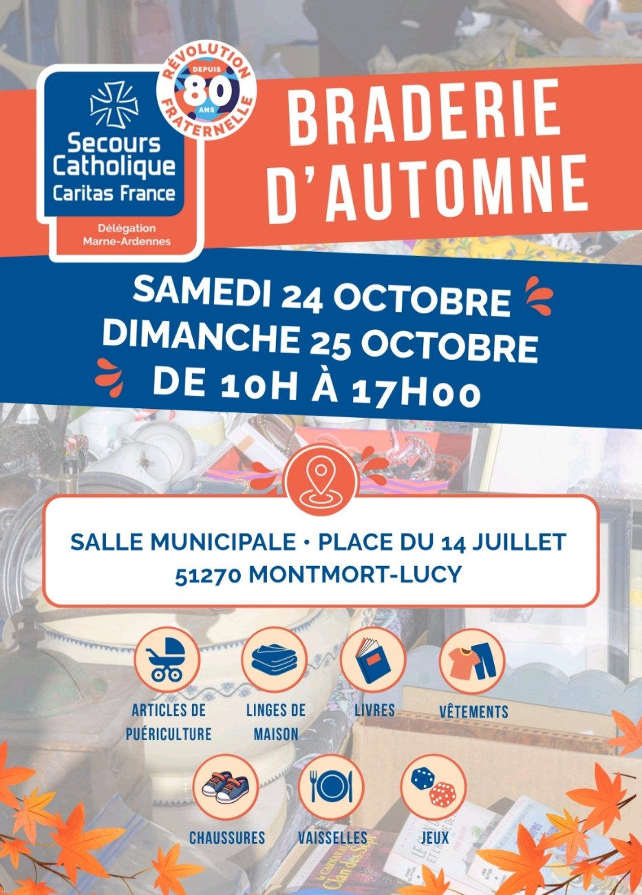 Braderie d'Automne - Montmort