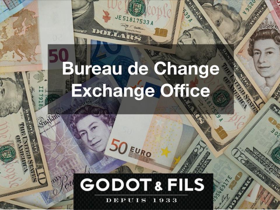 Godot & Fils Bureau de Change Achat/Vent Or Argent 