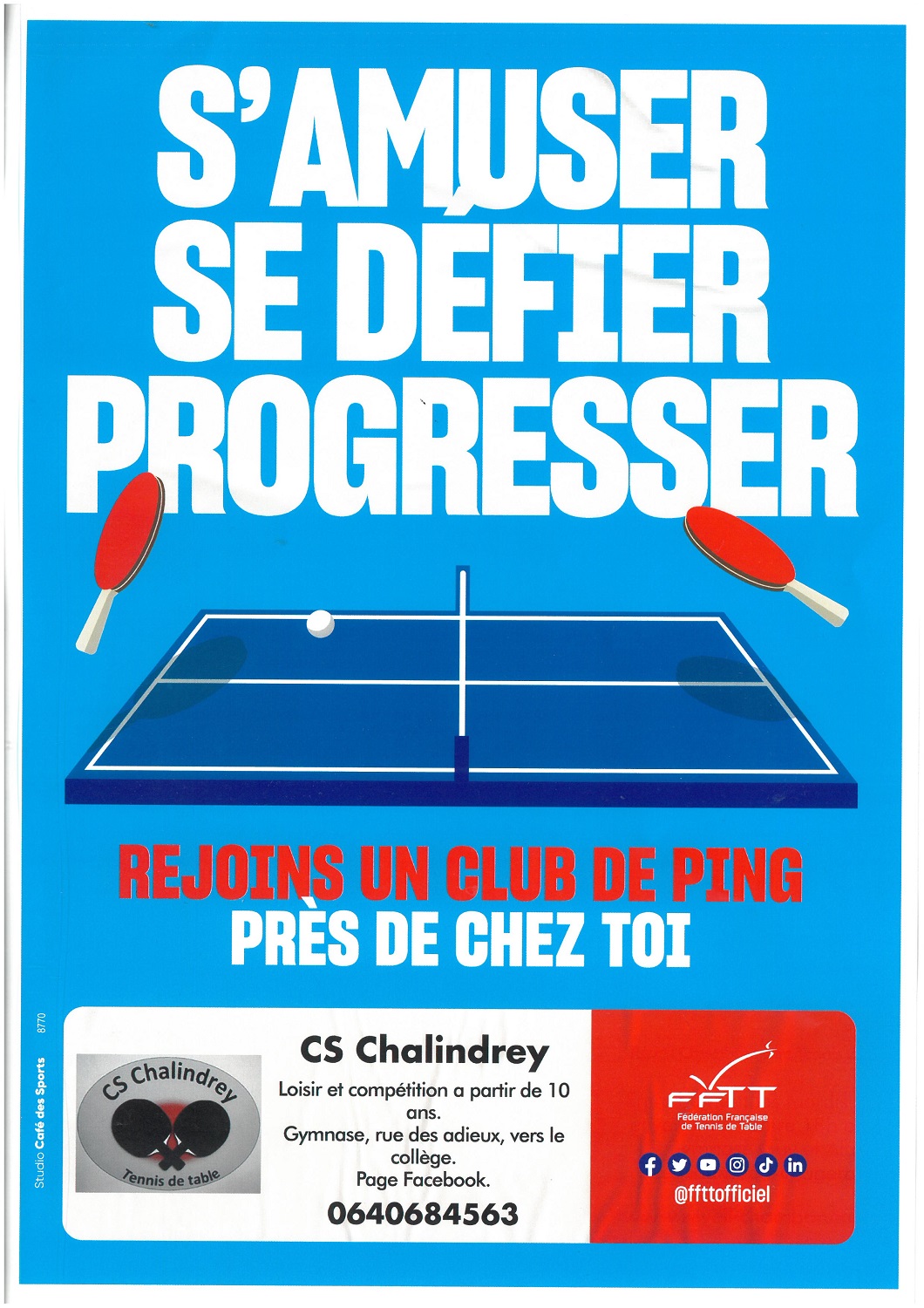 Cheminots sportifs (CS Calindrey) Tennis de table