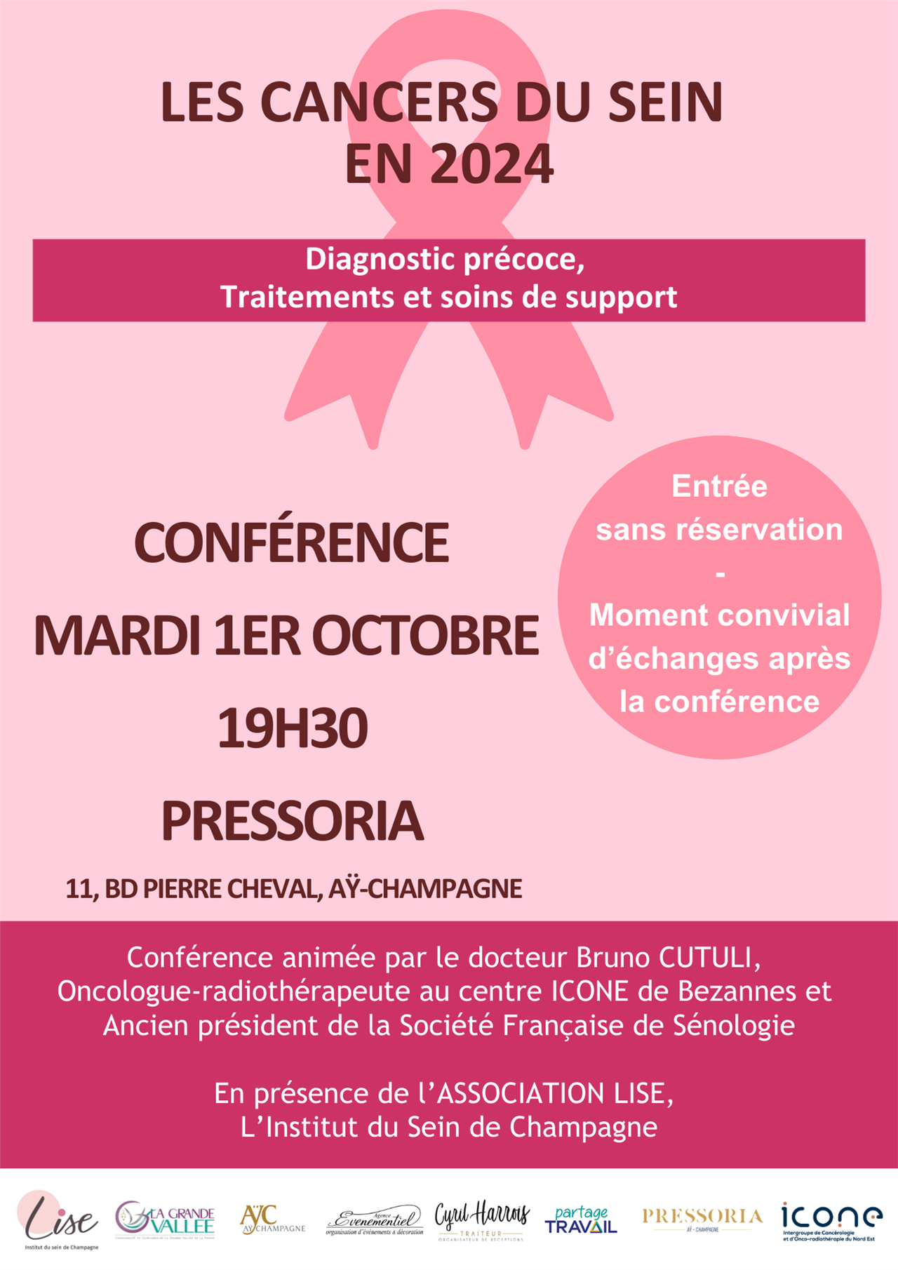 Conférence Octobre Rose Les cancers du sein en 2024 Paysages de