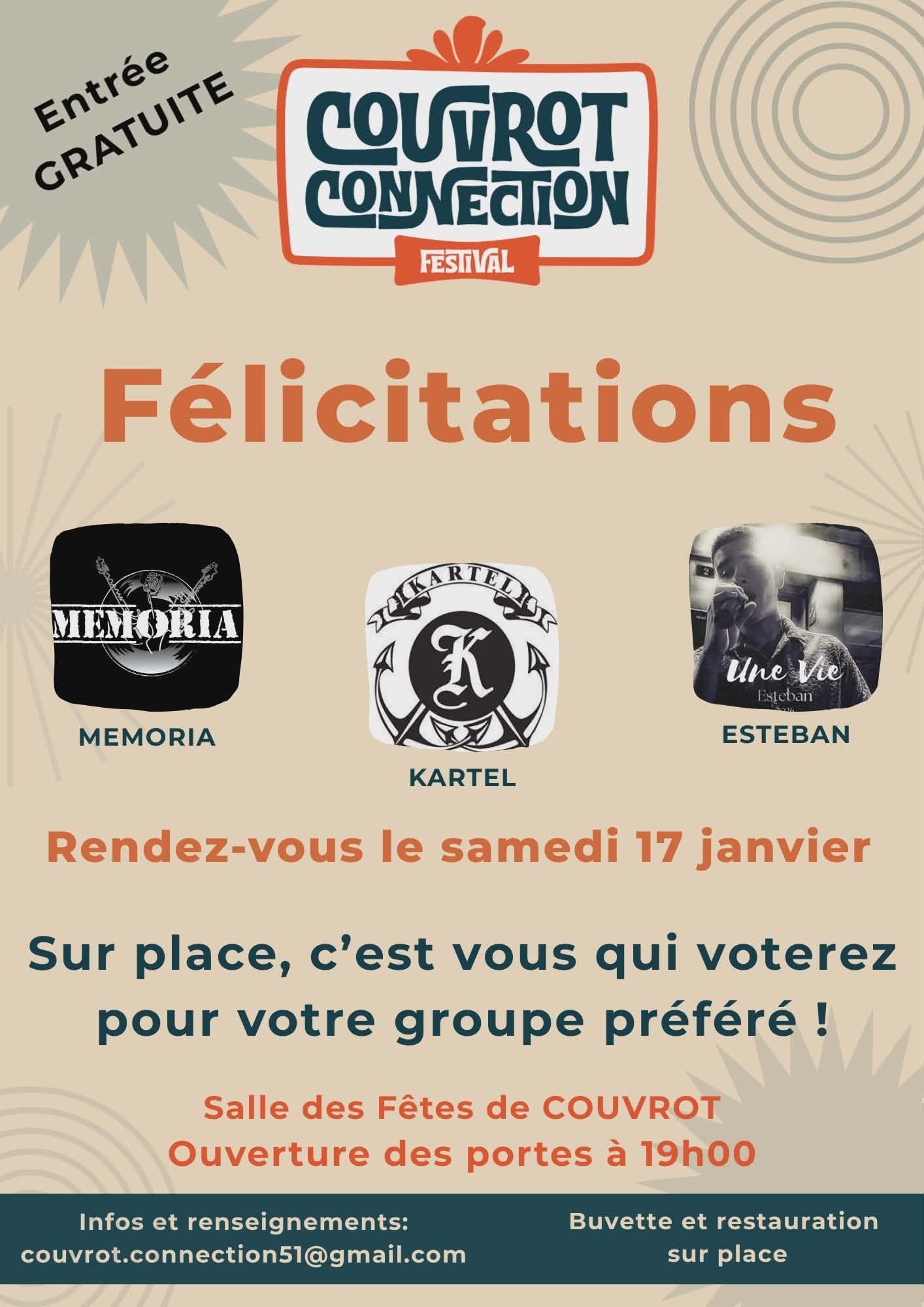 Couvrot Connection : Second Tremplin Musical