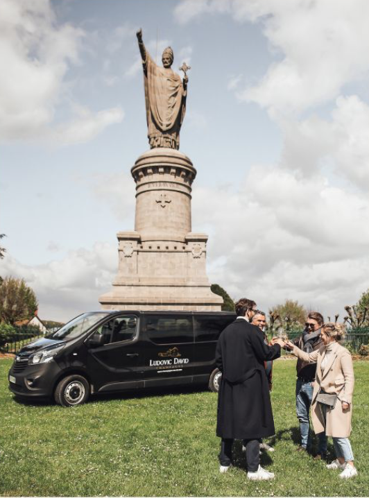 Visite du vignoble en van